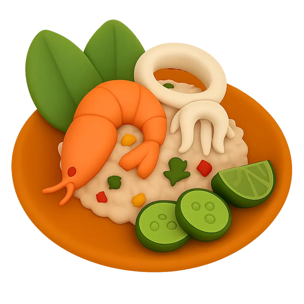 โลโก้ร้านอาหาร เก้จานใหญ่